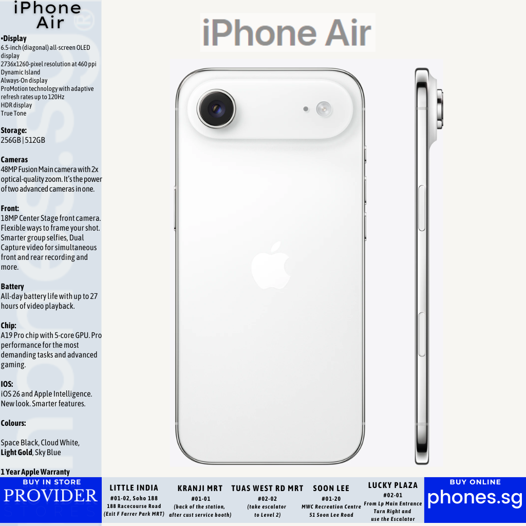 Apple iPhone 16e - Singapore Warranty | phones.sg Singapore
